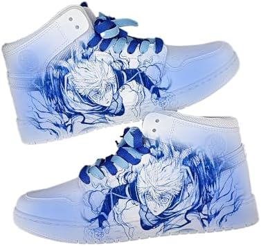 Mavi kilit Sneakers Bachira Meguru Seishiro Nagi Anime ayakkabı 3D